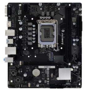 TARJETA MADRE BIOSTAR H610MHP 2.0 LGA1700 MICRO-ATX DDR4 NEGRO