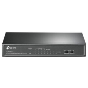 SWITCH TP LINK TL-SF1008LP(UN) 8 PUERTOS RJ45 / 4 PUERTOS POE 10/100 MBPS NO ADMINISTRABLE GRIS