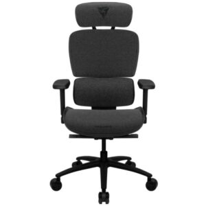 SILLA ERGONÓMICA THUNDERX3 XTC LOFT CUERO SINTETICO TEGC-307410Z.Z1 GRIS OSCURO