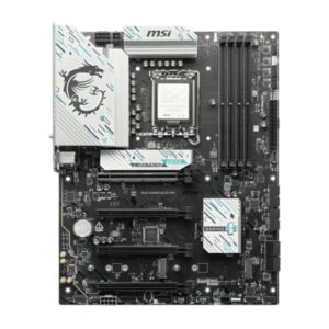 TARJETA MADRE MSI B860 GAMING PLUS WIFI LGA1851 ATX DDR5 911-7E41-003 NEGRO / BLANCO