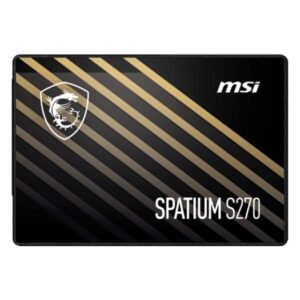 HD INTERNO SOLIDO 480GB MSI SPATIUM S270 2.5 PULG SATA III 500MB/S / 450MB/S S78-440E350-P83 NEGRO