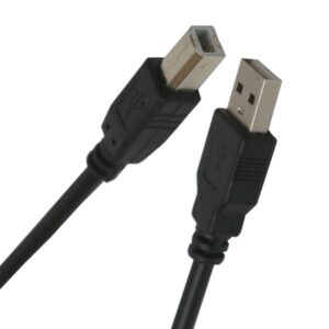 CABLE DE ALIMENTACIÓN PARA IMPRESORAS NOVA FAD30118002C USB-A 2.0 A USB-B 1.8M NEGRO