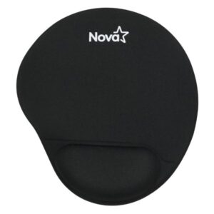 MOUSE PAD NOVA FXX21252002C GRANDE 8.5 PULG X 10 PULG GEL Y TELA NEGRO
