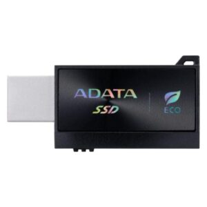 HD SOLIDO EXTERNO 1TB-ADATA SC730 USB 3.2 GEN 2 TIPO C/TIPO A 600 MB/S 600 MB/S SC730-1T-CACTI NEGRO