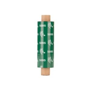 RIBBON DE RESINA ZEBRA 5095 84MM X 74M 3.3 PULG X 244' NUCLEO DE 0.5 PULG 12 ROLLOS / CAJA 05095GS08407