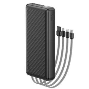 POWER BANK ORAIMO TRAVELER LINK 20 20000MAH 12W 4 CABLES INCORPORADOS OPB-P5201 NEGRO