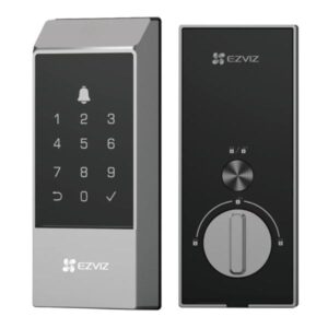 CERRADURA INTELIGENTE EZVIZ CS-DL04-R100 CODIGO HUELLA RFID WIFI 2.4 GHZ APP 310500562 NEGRO