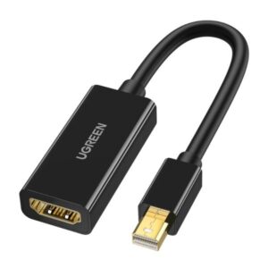 ADAPTADOR UGREEN MD112 DP MINI A HDMI 4K 40360 NEGRO