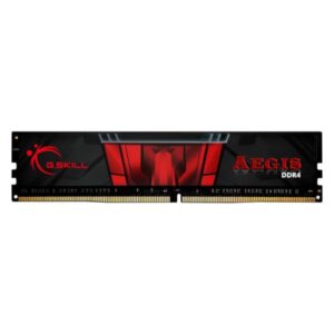 MEMORIA RAM PC 8GB G.SKILL AEGIS DDR4 3200MHZ CL16 1.35V F4-3200C16S-8GIS NEGRO/ROJO