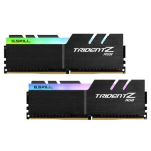 MEMORIA RAM PC 16GB (2×8GB) G.SKILL TRIDENT Z RGB DDR4 3600MHz CL16 1.35V RGB F4-3600C16D-16GTZRC NEGRO