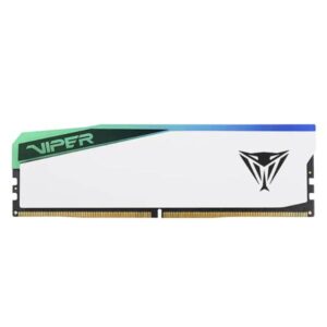 MEMORIA RAM PC 16GB PATRIOT VIPER ELITE 5 RGB DDR5 6000MHZ CL30 1.35V PVER516G60C30W BLANCO