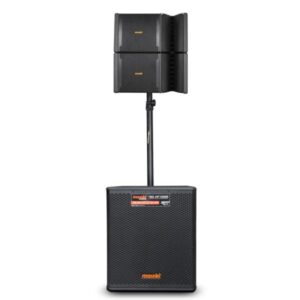 PARLANTE MOONKI MS-HF10000 900W ALAMBRICO CON SUBWOOFER NEGRO