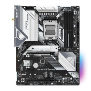 TARJETA MADRE ASROCK B650 PRO RS WIFI AM5 ATX DDR5 PLATEADO/NEGRO