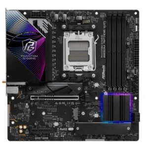 TARJETA MADRE ASROCK B850M RIPTIDE WIFI AM5 MICRO-ATX DDR5 NEGRO