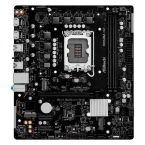 TARJETA MADRE ASROCK B860M-H2 LGA1851 MICRO-ATX DDR5 NEGRO