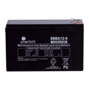 BATERIA SMARTBITT SBBA12-9 9AH-SP 12V UPS NEGRO