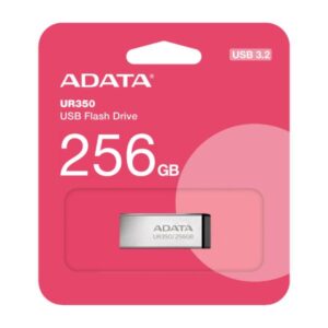 MEMORIA USB 256GB ADATA UR350 USB-A 3.2 GEN 1 UR350-256G-RSR/BK PLATEADO