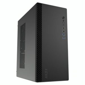CASE MSI PRO SHIELD M100P MID TOWER VENTILADOR 1 DE 80MM CON REJILLA FRONTAL 306-7G31M21-HH9 NEGRO NEGRO