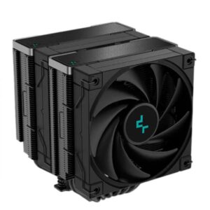 ENFRIAMIENTO DE AIRE DEEPCOOL AK620 ZERO DARK LGA2066/AM5 2X120MM FDB R-AK620-BKNNMT-G-1 NEGRO