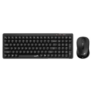 TECLADO Y MOUSE GENIUS LUXEMATE Q8100 INALÁMBRICO 2.4GHZ ESPAÑOL 31340019401 NEGRO