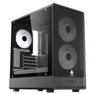 CASE EAGLE WARRIOR CG03AMRA001C MINI TOWER VENTILADORES 2 DE 120MM CON VIDRIO LATERAL