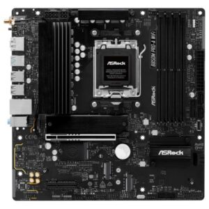 TARJETA MADRE ASROCK B850M PRO-A WIFI AM5 MICRO ATX DDR5 MB-850MPROAW NEGRO