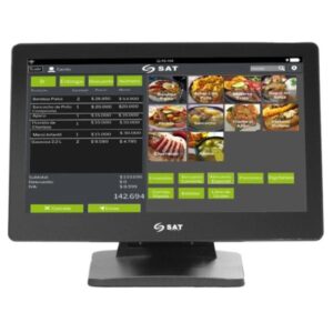 COMPUTADORA AIO PUNTO DE VENTA SAT AMERICA N140 15.6 PULG INTEL CELERON J4125 8GB 256GB SSD SATN140J418S256+W NEGRO