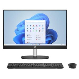 COMPUTADORA HP ALL IN ONE 24-CR0233LA 23.8 PULG RYZEN 3-7320U 8GB 512GB SSD FHD WIN 11 HOME BP2E4LA#ABM NEGRO