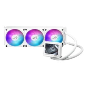 ENFRIAMIENTO LIQUIDO RGB ASUS ROG RYUJIN III 360 ARGB EXTREME WHT AIO LGA1851/AM5 3X120MM 90RC0132-M0EAY0 BLANCO