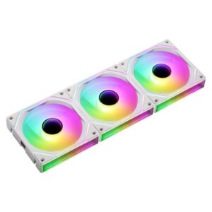 ABANICO ARGB FORMULA V LINE TRIPLE FAN AIR BRIDGE WH 120 MM  4 PIN PWM + 3 PIN ARGB 4711401661009 BLANCO
