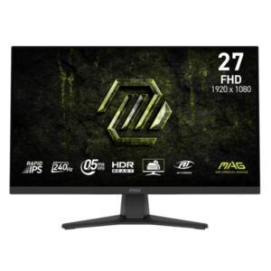 MONITOR GAMING MSI MAG 272F X24 27 PULG PLANA 1920X1080 FREESYNC PREMIUM 9S6-3CE11M-026 NEGRO