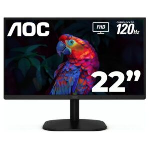 MONITOR AOC 22B35HM23 22 PULG PLANO 1920X1080 FHD 120 HZ VA ADAPTIVE SYNC HDMI VGA NEGRO