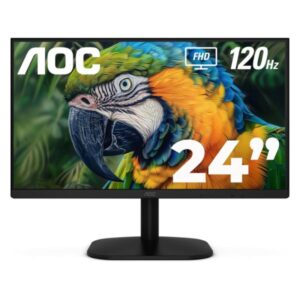 MONITOR AOC 24B35H3 24 PULG PLANO 1920X1080 FHD 120 HZ IPS ADAPTIVE SYNC HDMI VGA NEGRO