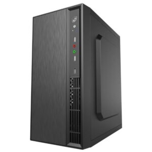 CASE NOVA CM06H1RA001C MINI TOWER SIN VENTILADORES INCLUIDOS SIN FUENTE DE PODER NEGRO