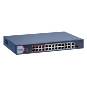 SWITCH POE SMART HIKVISION DS-3E1326P-EI/M(O-STD) (E) 24 POE + 2 GIGABIT 10/100 MBPS ADMINISTRABLE 301802709