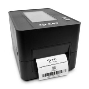 IMPRESORA PUNTO DE VENTA SAT TT460 UE TRANSFERENCIA TÉRMICA / TÉRMICA DIRECTA USB / ETHERNET PAPEL 112 MM ETIQUETAS CÓDIGOS DE BARRAS Y QR 4070024000284 NEGRO