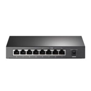 SWITCH TP LINK TL-SF1008P 4 PUERTOS PoE+ Y 4 PUERTOS FAST ETHERNET 10/100 MBPS NO ADMINISTRABLE NEGRO