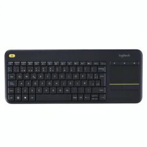 TECLADO LOGITECH K400 PLUS MEMBRANA INALÁMBRICO USB ESPAÑOL CON TOUCHPAD INTEGRADO 920-007123 NEGRO