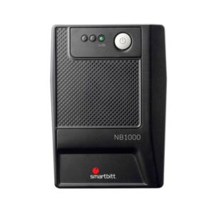 UPS SMARTBITT SBNB1000 1000VA 500W UPS LINEA INTERACTIVA 120VAC AVR USB 6 TOMAS NEGRO