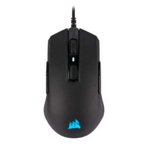 MOUSE RGB CORSAIR M55 PRO AMBIDIESTRO ALÁMBRICO USB 12400 DPI CH-9308011-NA NEGRO
