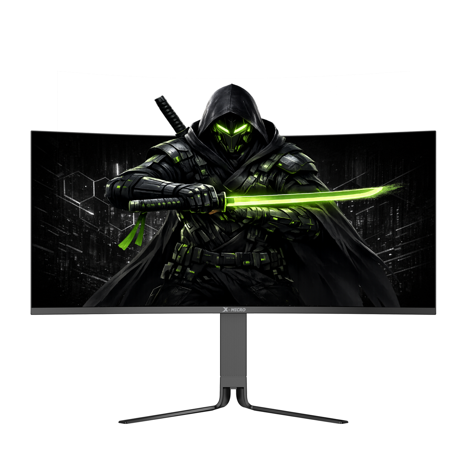 MONITOR X-MICRO LED 34" (X34C-RGB342A) GAMING CURVO 3440X1440 1MS 165HZ RGBI/2YR